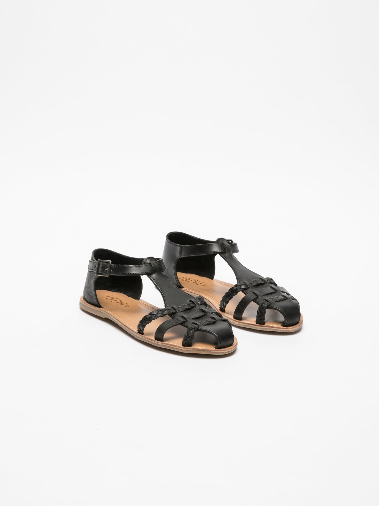 Foreva Black Flat Sandals